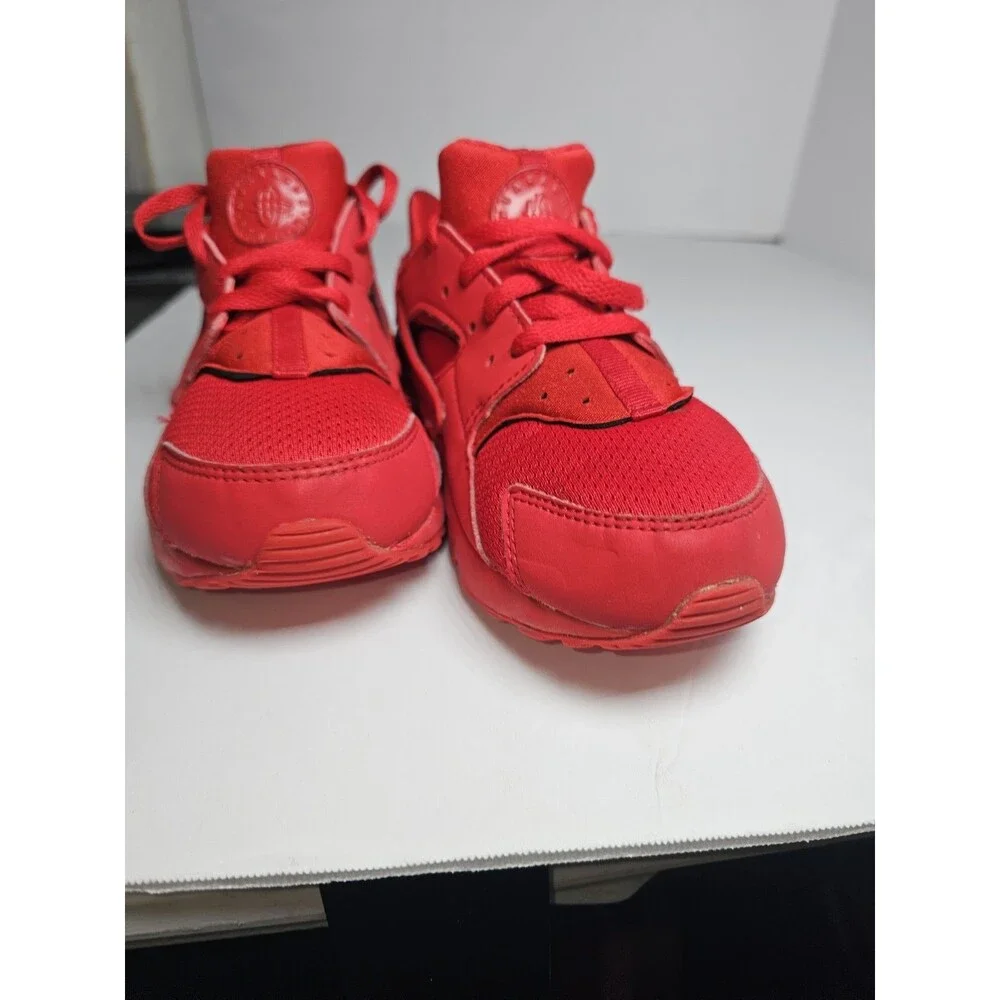 [654275-600] Youth Nike Air Huarache 'Triple Red'